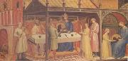 Lorenzo Monaco The Banquet of Herod (mk05) oil on canvas